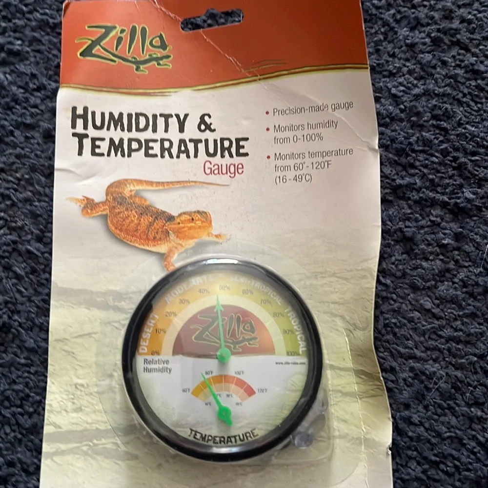 Humidity & temperature gauge